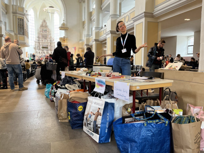 Spenden für's Sozialkaufhaus