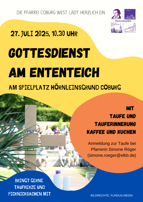 Taufe am Ententeich