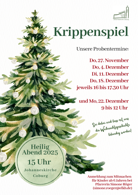 Krippenspiel Johanneskirche 2025