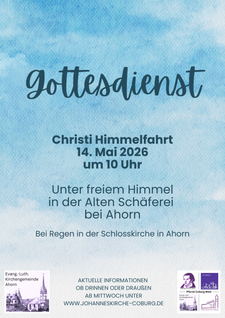Christi Himmelfahrt 14. Mai 2026