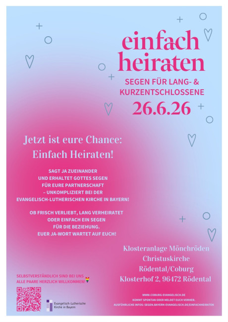 Einfach heiraten 26. Juni 2026
