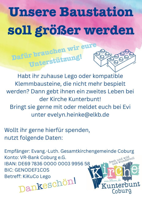 Lego-Spenden für KiKuCo