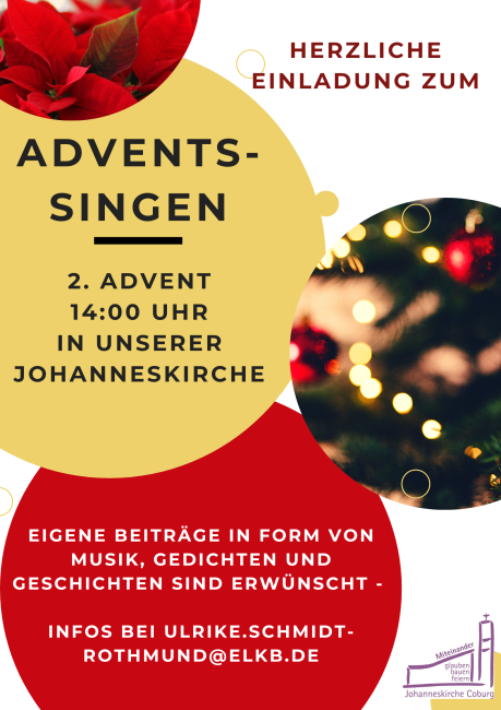 Einladung zum Gottesdienst am 2. Advent