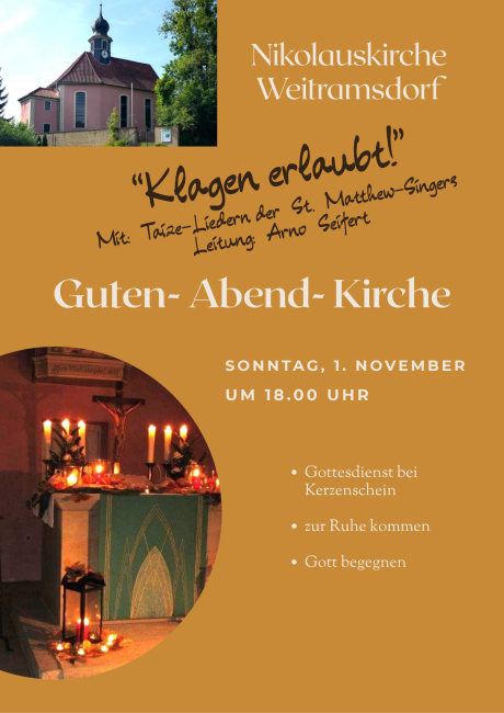 Guten Abend Kirche Weitramsdorf