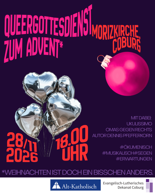 Ökumenischer Queergottesdienst zum Advent